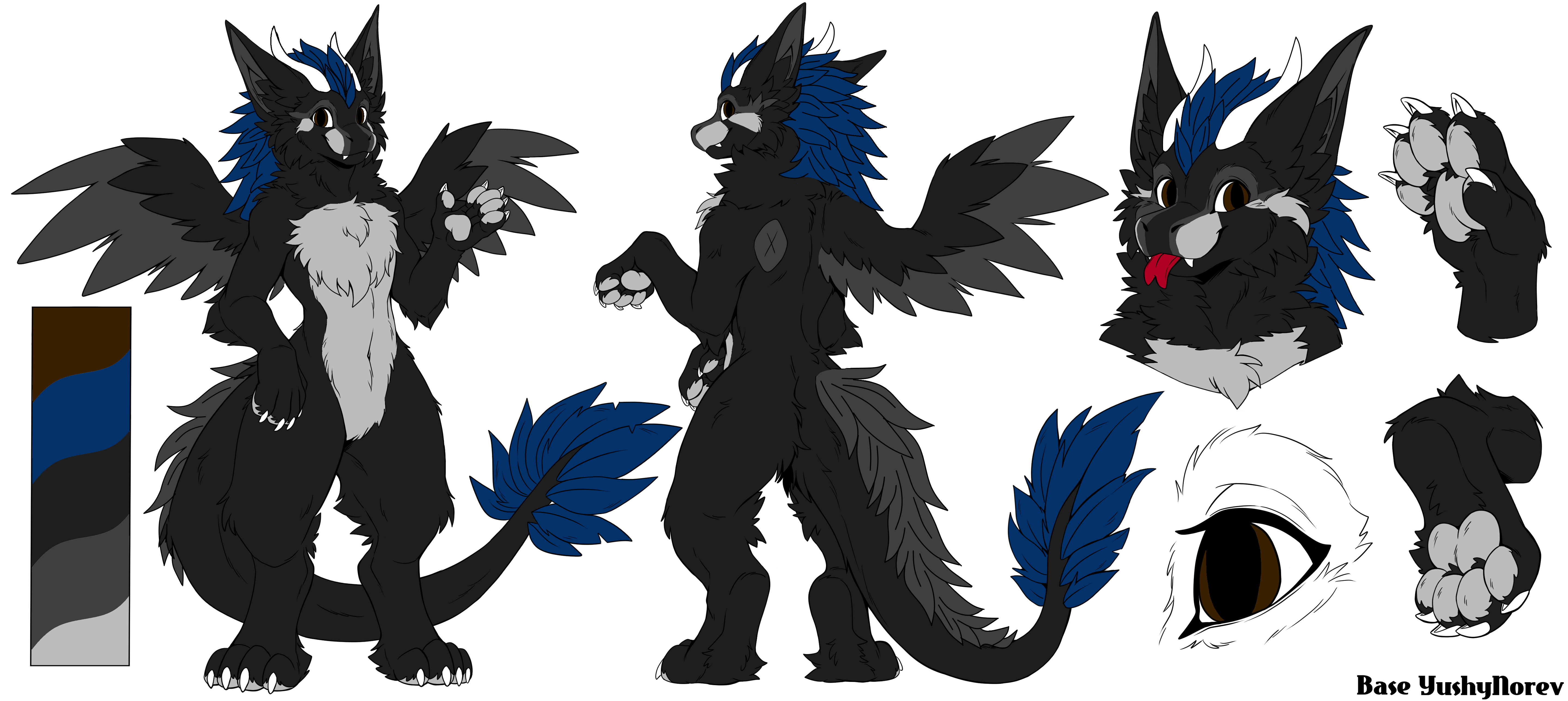 Filled-in reference sheet